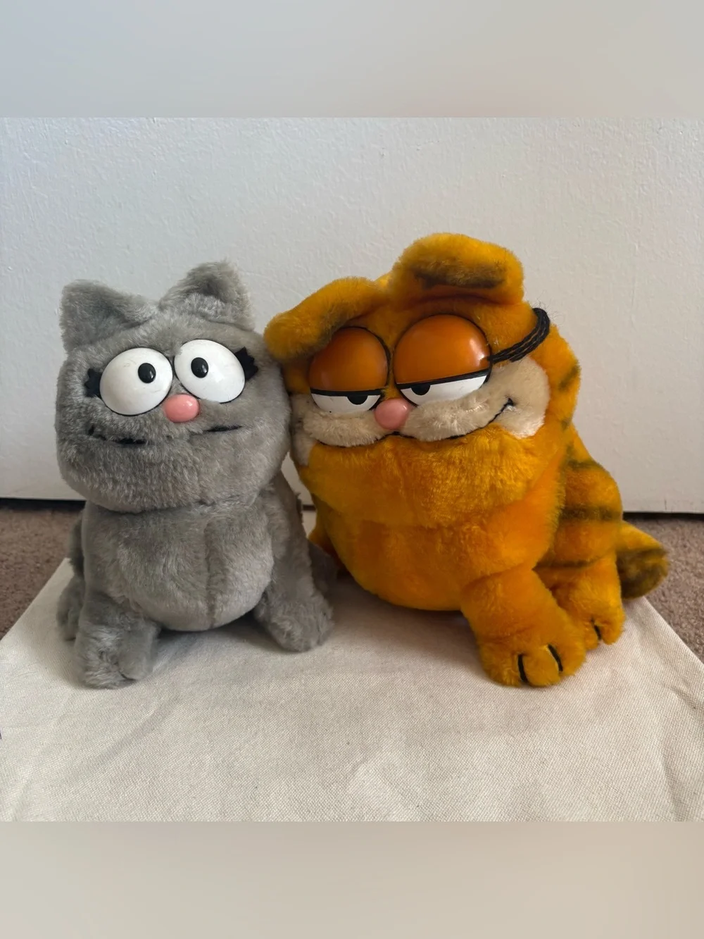 VTG Dakin Garfield & Nermal Plush Stuffed Animal 1983 ~8” Tall